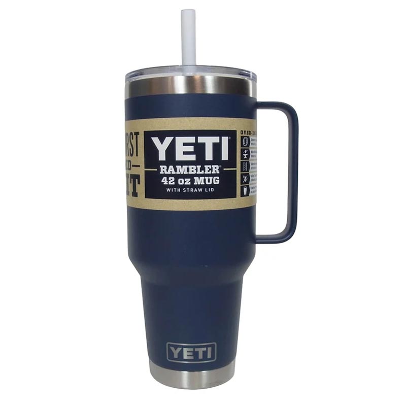 YETI(イエティ) Rambler 42oz Straw Mug With Straw Lid navy 水筒 買取実績