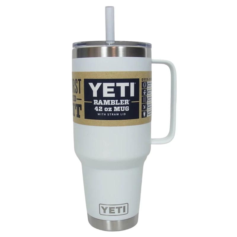 YETI(イエティ) Rambler 42oz Straw Mug With Straw Lid white 水筒 買取実績
