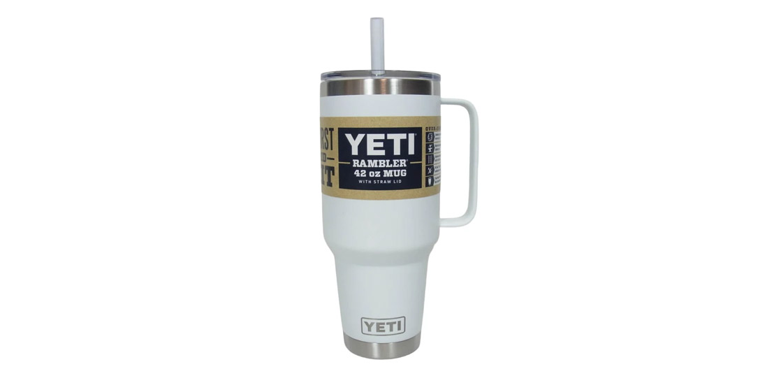 YETI(イエティ) Rambler 42oz Straw Mug With Straw Lid white 水筒 買取実績