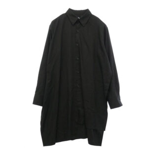 ヨウジヤマモト Ground Y 25AW GM-B02-209 TR VIYELLA ASYMMETERY SHIRT グラウンド ワイ ビエラ アシンメトリー レーヨン 長袖 ロングシャツ 買取実績 画像