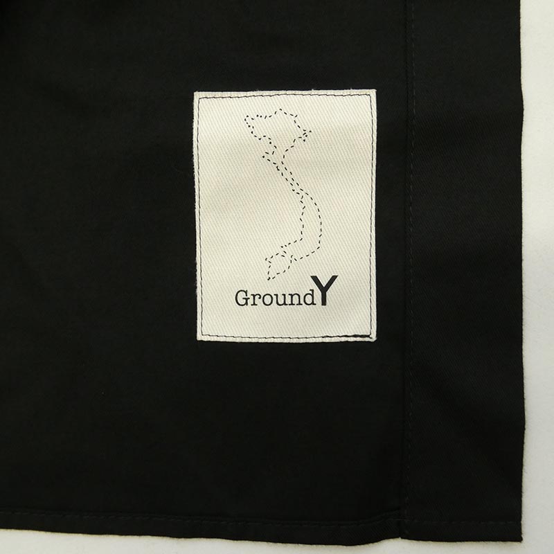 ヨウジヤマモト Ground Y 25AW GM-B02-209 TR VIYELLA ASYMMETERY SHIRT グラウンド ワイ ビエラ アシンメトリー レーヨン 長袖 ロングシャツ 買取実績 画像