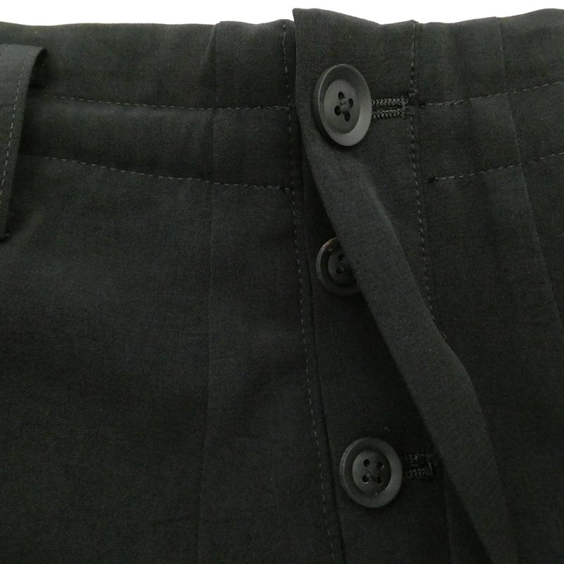 ヨウジヤマモトプールオム 25SS HP-P39-500 TA TUXEDO SARROUEL PANTS トリアセテートタキシード ワイド サルエルパンツ 買取実績 画像