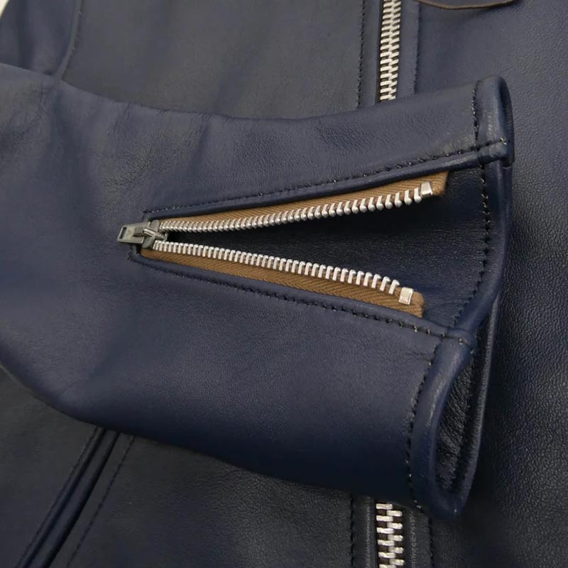 アディクトクローズ AD-01 CENTER-ZIP JACKET SHEEP シープスキン シングル ライダース ジャケット 買取実績 画像