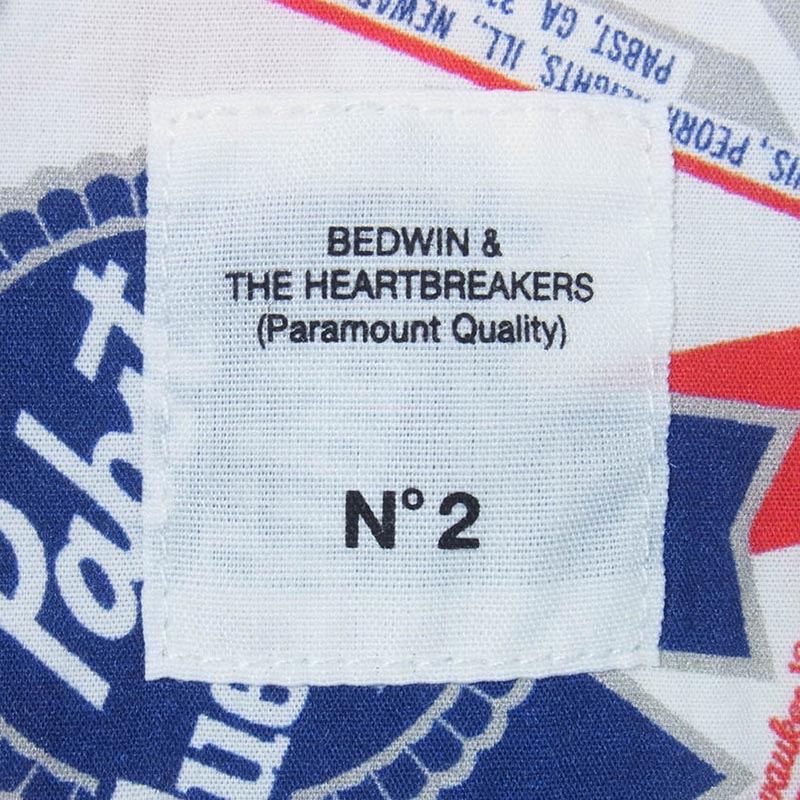 ベドウィンアンドザハートブレイカーズ 25SS 25SB1748 Pabst Ex. S/S OPEN COLLAR SHIRT COLIN 総柄 レーヨン オープンカラー 半袖 アロハシャツ 買取実績 画像