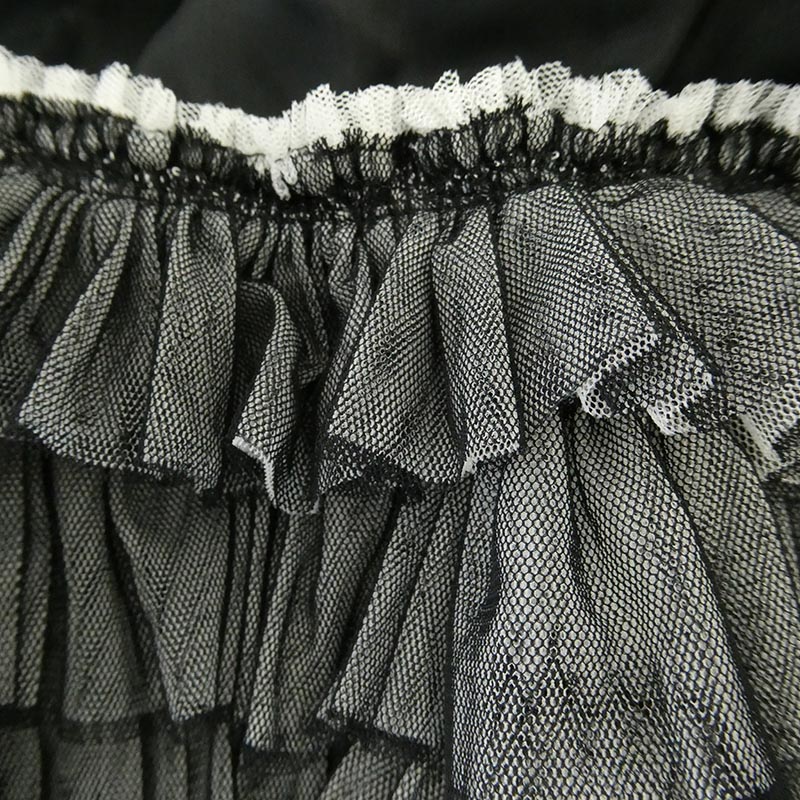 コムデギャルソン 23AW 1L-S010 BLACK Layered Ruffle Skirt ブラック レイヤード ラッフル スカート 買取実績 画像