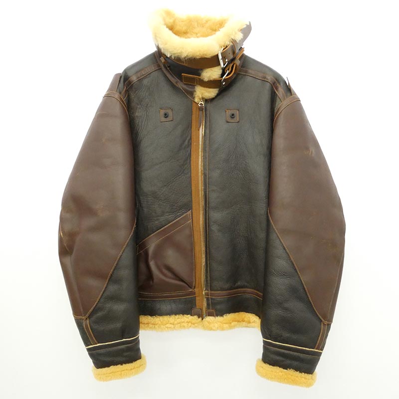 バズリクソンズ M83157 M品番 TYPE B-3 B.R.C.CORP社復刻 B-3 レザー フライト ジャケット 買取実績 画像