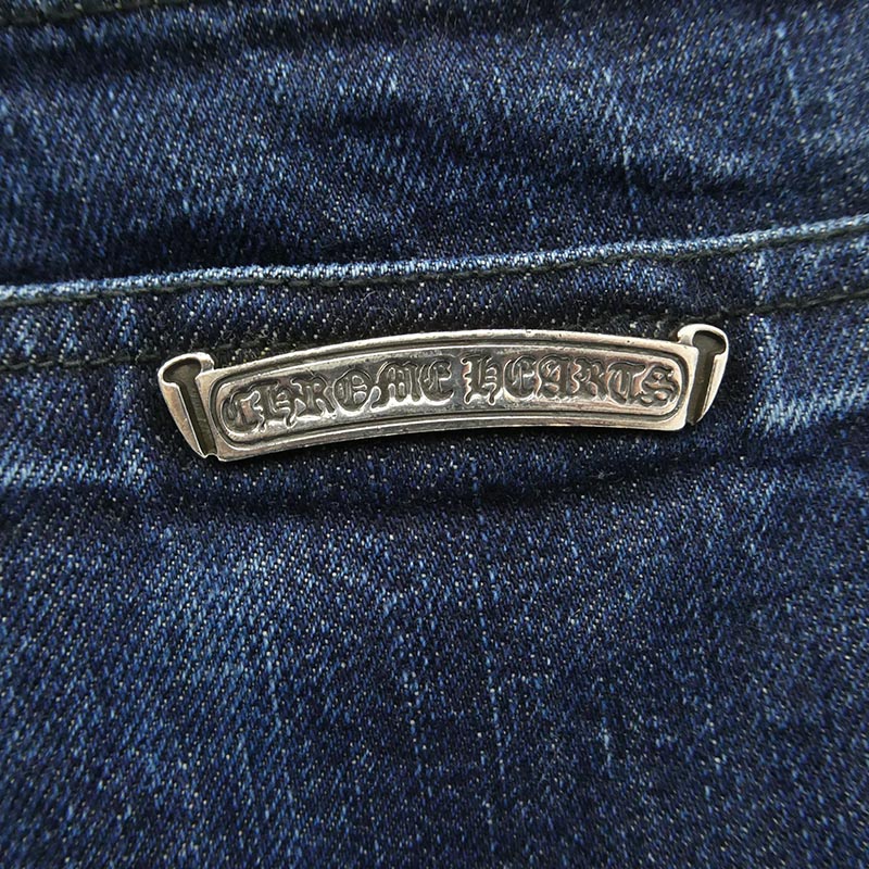 クロムハーツ(原本無) 5PKT DENIM PANTS クロスボール ボタンフライ デニムパンツ 買取実績 画像