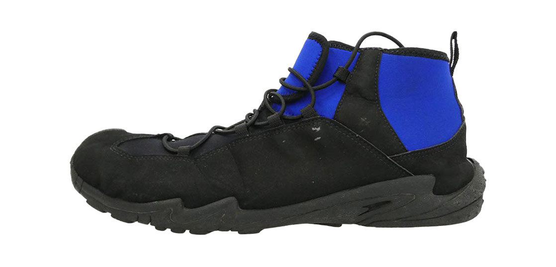 【買取実績】コム デ ギャルソン オム プリュス 05AW Sports Tailoring ハイカットスニーカー ブラック×ブルー｜東京都目黒区のお客様より宅配買取