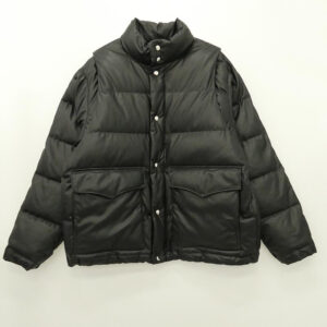 ダイワピア 25AW BW-41025W ECH 2WAY SYNTHETIC SKIN DOWN JACKET シンセティック フェイクレザー 2WAY ダウン ジャケット ベスト 買取実績 画像
