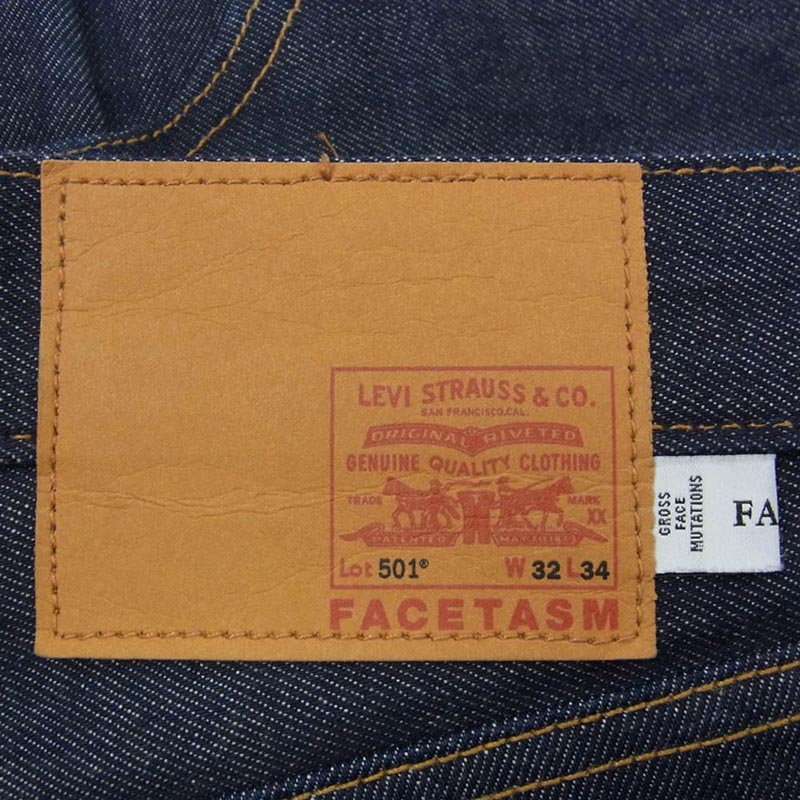ファセッタズム YA-PT-U09 × Levi’s リーバイス 501 デニム パンツ 買取実績 画像