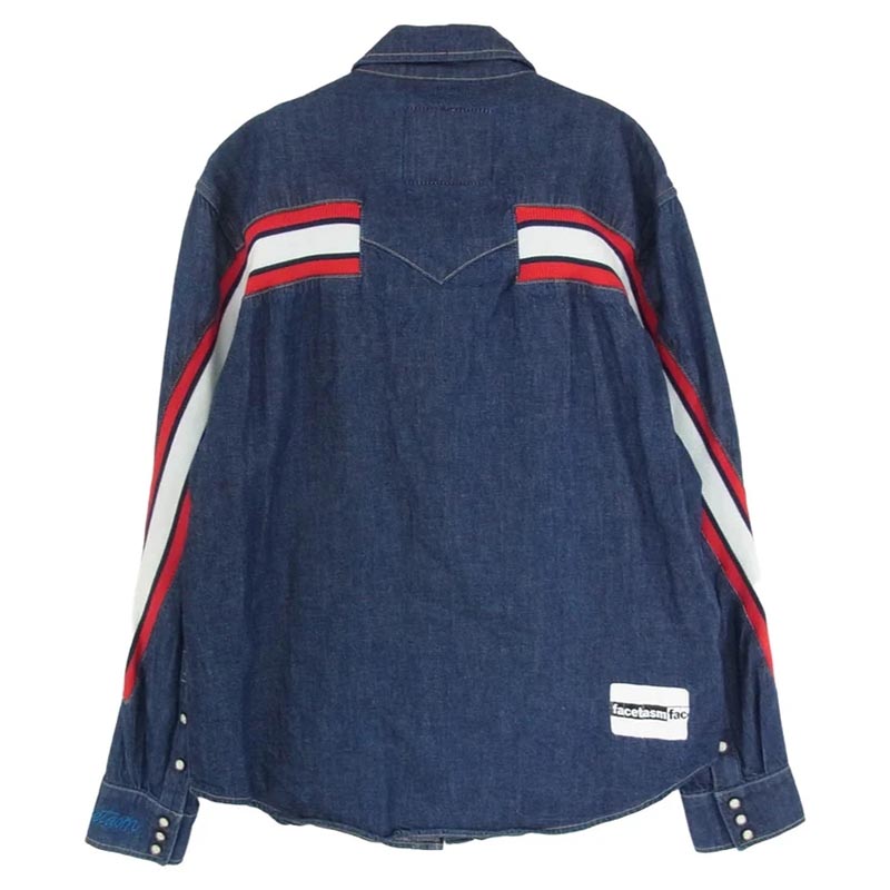 ファセッタズム YA-SH-U07 × Levi’s リーバイス RIB SAWTOOTH WEATERN SHIRT ウエスタン デニム シャツ 買取実績 画像