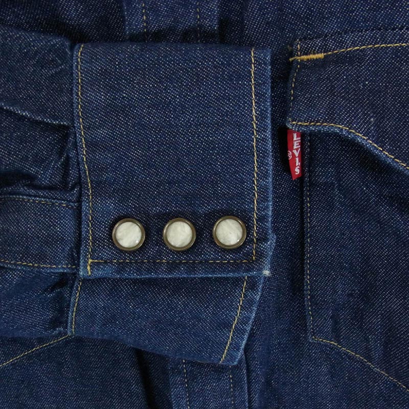 ファセッタズム YA-SH-U07 × Levi’s リーバイス RIB SAWTOOTH WEATERN SHIRT ウエスタン デニム シャツ 買取実績 画像