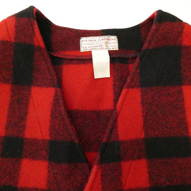 フィルソン MACKINAW WOOL VEST チェック マッキーノ ウール ベスト 買取実績 画像