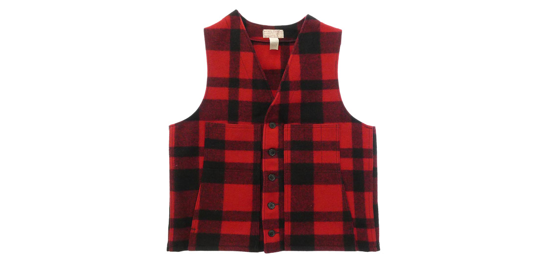 フィルソン MACKINAW WOOL VEST チェック マッキーノ ウール ベスト 買取実績