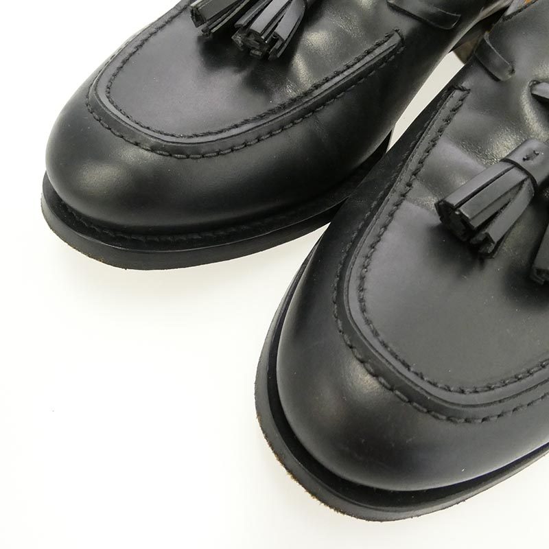 グッチ 437355 レザー キャットエンブレム スタッズ パール タッセル ローファー シューズ 買取実績 画像