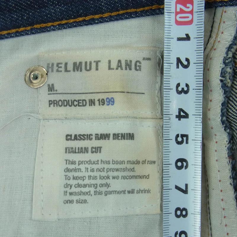 ヘルムートラング CLASSIC RAW DENIM 1999年 90s 本人期 クラシックロー デニム パンツ ジーンズ 買取実績 画像