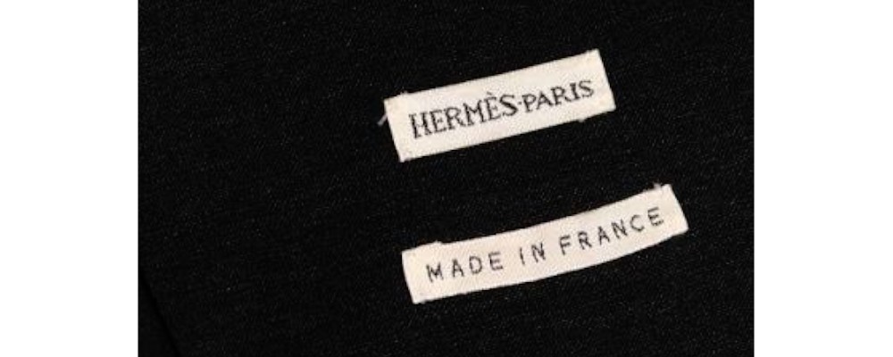 エルメス フランス製タグ画像