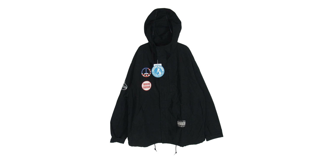 ヒステリックグラマー 26AW 02263AB12 DISCO SUCKS ワッペン フーデット ジップアップ ミリタリー ジャケット 買取実績