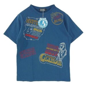 ヒステリックグラマー 26AW 02263CT03 HYSTERIC SCRATCH グラフィック 刺繍 コットン 半袖 Tシャツ カットソー 買取実績