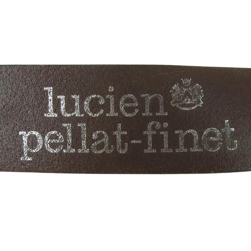 ルシアンペラフィネ イタリア製 リーフバックル ヘンプ レザー ベルト 買取実績 画像