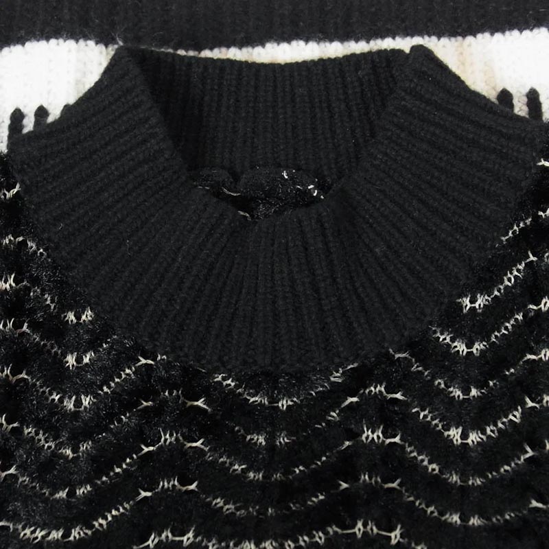 マメ クロゴウチ 18AW MM18AW-KN024 Plating Mole Knit Sweater ハイネック ニット 買取実績 画像