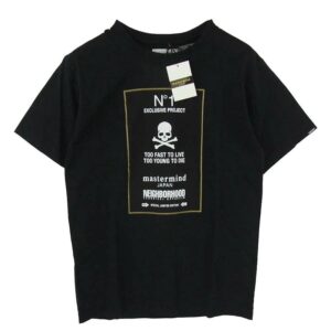 ネイバーフッド × mastermind JAPAN マスターマインドジャパン ロゴ スカル フレーム 半袖 Tシャツ 買取実績 画像