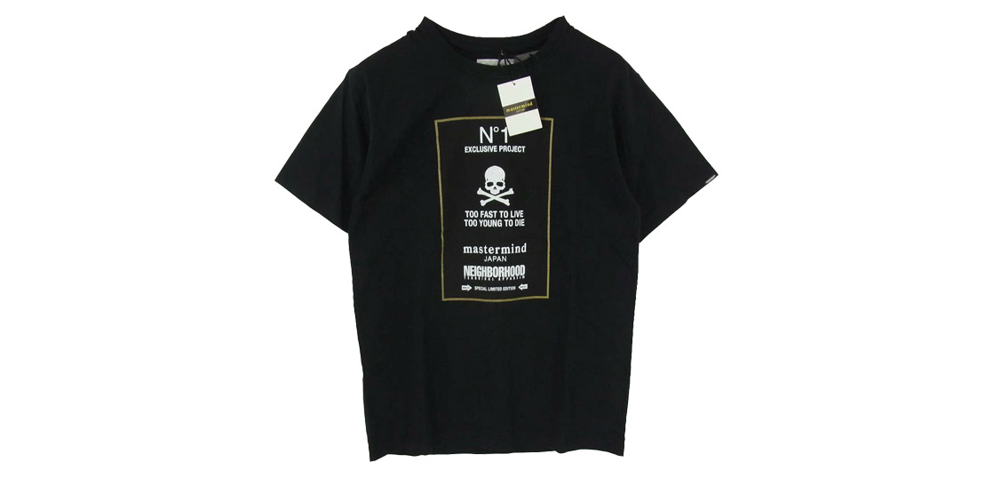ネイバーフッド × mastermind JAPAN マスターマインドジャパン ロゴ スカル フレーム 半袖 Tシャツ 買取実績