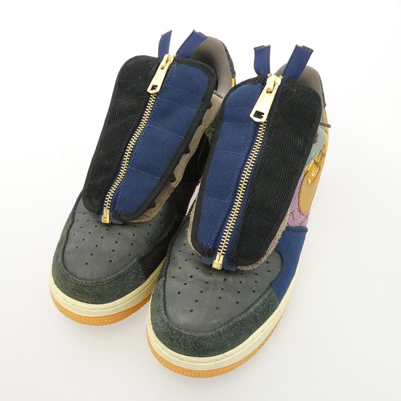 ナイキ ×Travis Scott AIR FORCE1 LOW CACTUS JACK AF1 トラヴィススコット エアフォース1 カクタス ジャック ローカットスニーカー 買取実績 画像