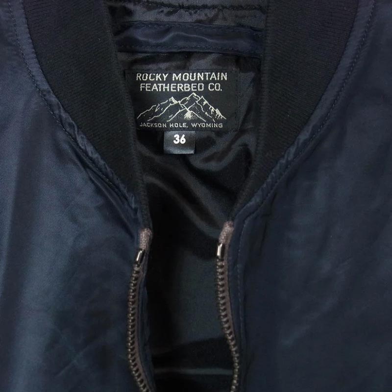ロッキーマウンテンフェザーベッド 250-581-01 RMFB GRAND TETON L-2CA JACKET ボンバージャケット ブルゾン 買取実績 画像