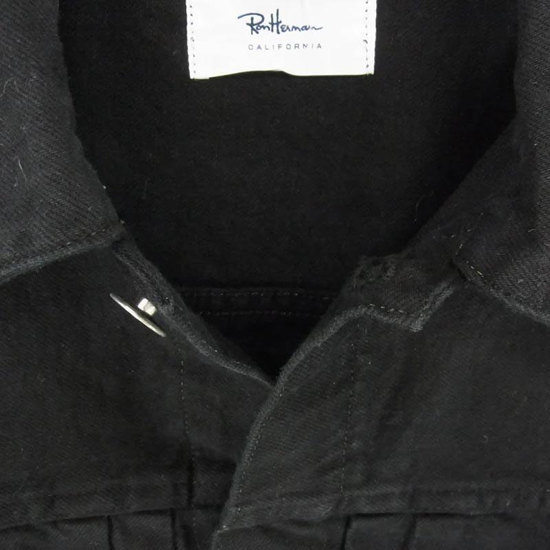 ロンハーマン 26SS 4320400087 コットン ヘンプ 2nd ブラック デニム ジャケット 買取実績 画像