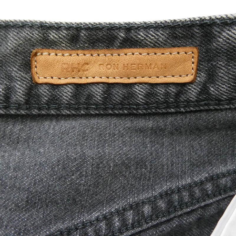 ロンハーマン 3820600022 Kennedy straight denim pants ケネディー ボタンフライ ストレート デニムパンツ ジーンズ 買取実績 画像