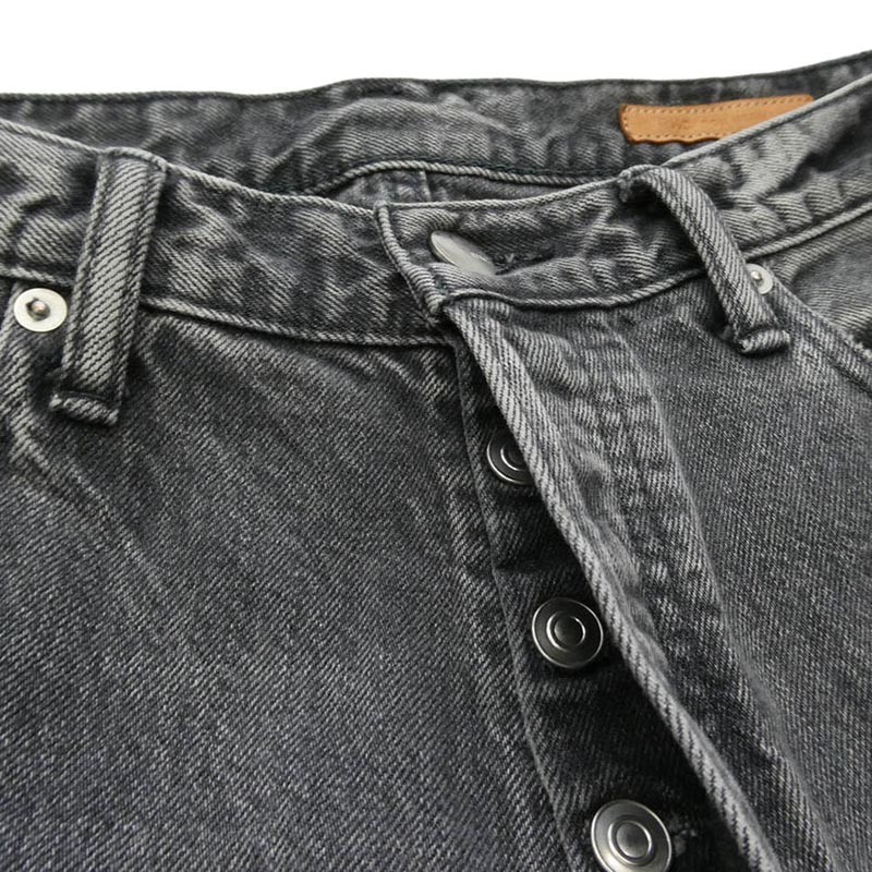 ロンハーマン 3820600022 Kennedy straight denim pants ケネディー ボタンフライ ストレート デニムパンツ ジーンズ 買取実績 画像
