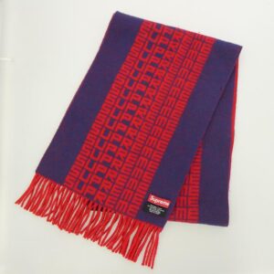 シュプリーム 18AW Logo Repeat Wool Scarf 買取実績