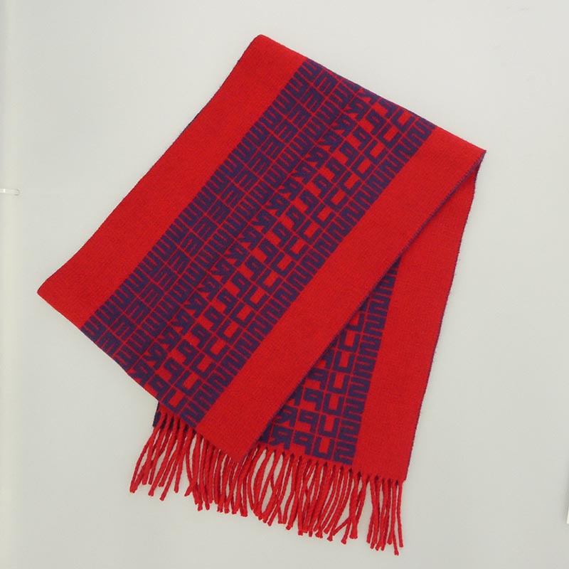 シュプリーム 18AW Logo Repeat Wool Scarf ロゴ マフラー 買取実績 画像