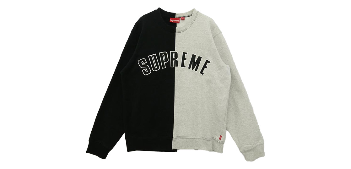 シュプリーム 18AW Split Crewneck Sweatshirt 買取実績