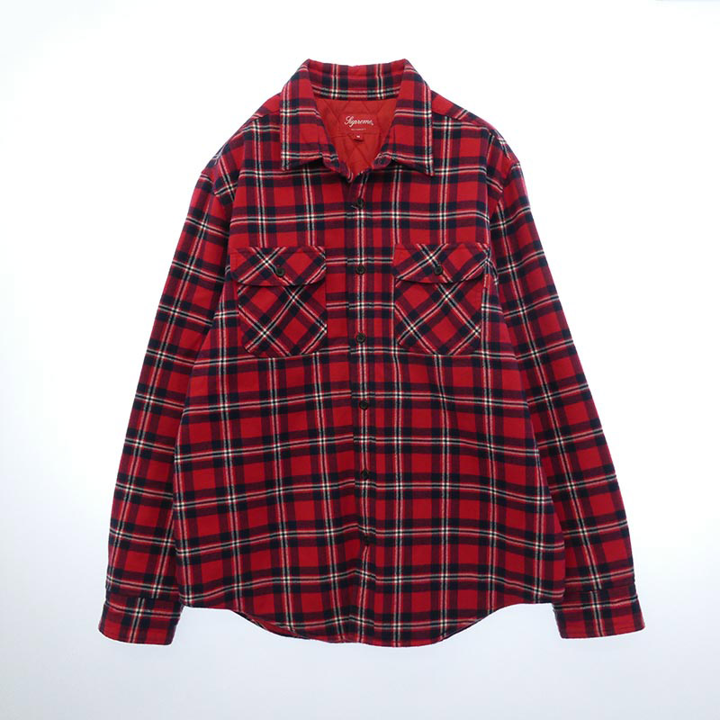 シュプリーム 19AW Arc Logo Quilted Flannel Shirt 買取実績