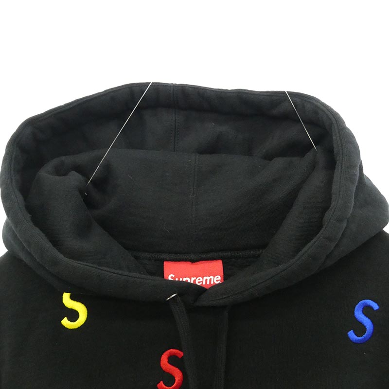シュプリーム 21SS Embroidered S Sweatshirt ロゴ刺繍 プルオーバー フーディー スウェット パーカー 買取実績 画像