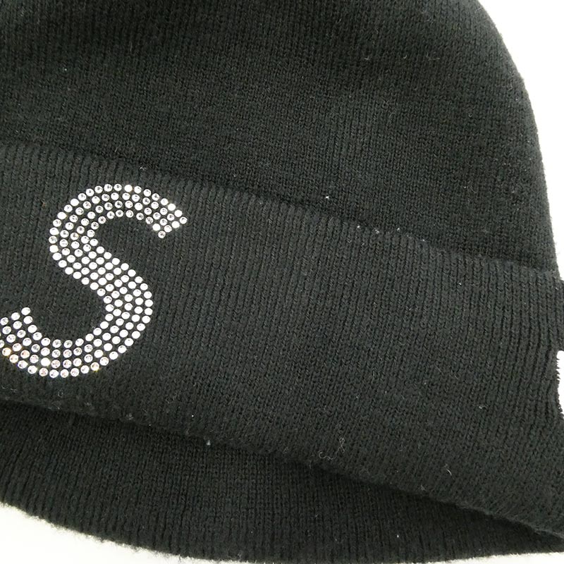 シュプリーム 21SS × New Era ニューエラ × Swarovski スワロフスキー S Logo Beanie ロゴ ビーニー ニットキャップ 帽子 買取実績 画像