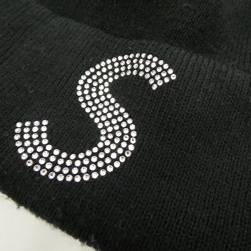 シュプリーム 21SS × New Era ニューエラ × Swarovski スワロフスキー S Logo Beanie ロゴ ビーニー ニットキャップ 帽子 買取実績 画像