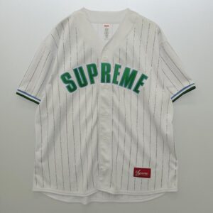 シュプリーム 22SS Rhinestone Stripe Baseball Jersey 買取実績
