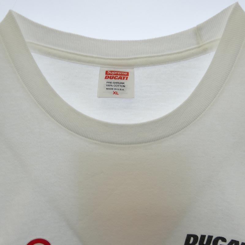 シュプリーム 24SS Ducati Logos Tee ドゥカティロゴス ロゴプリント Tシャツ 半袖 カットソー 買取実績 画像