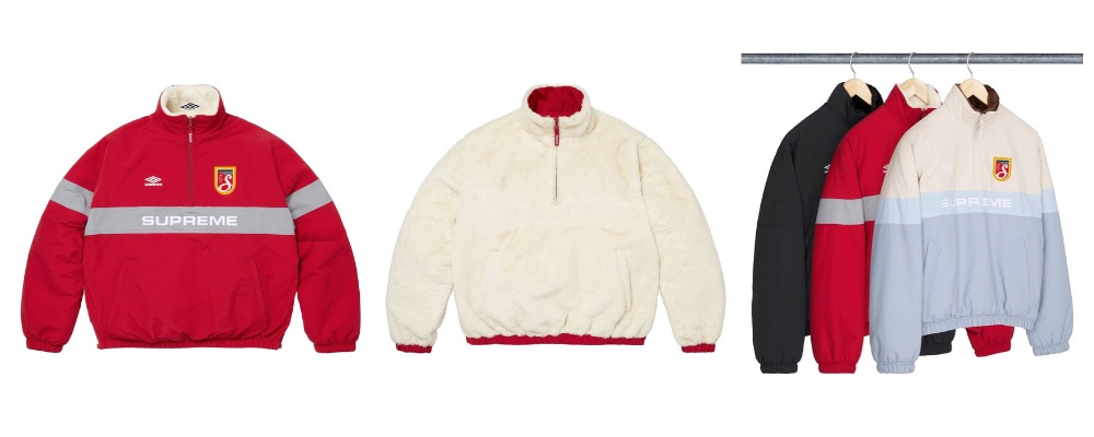 Supreme 2026AW Week10発売予定アイテムまとめ｜ブランド古着買取専門店LIFESupreme®/Umbro® Reversible Faux Fur Pullover 52,800円画像