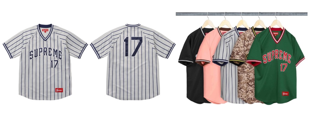 Supreme 2026AW Week10発売予定アイテムまとめ｜ブランド古着買取専門店LIFEBaseball Jersey 22,000円画像