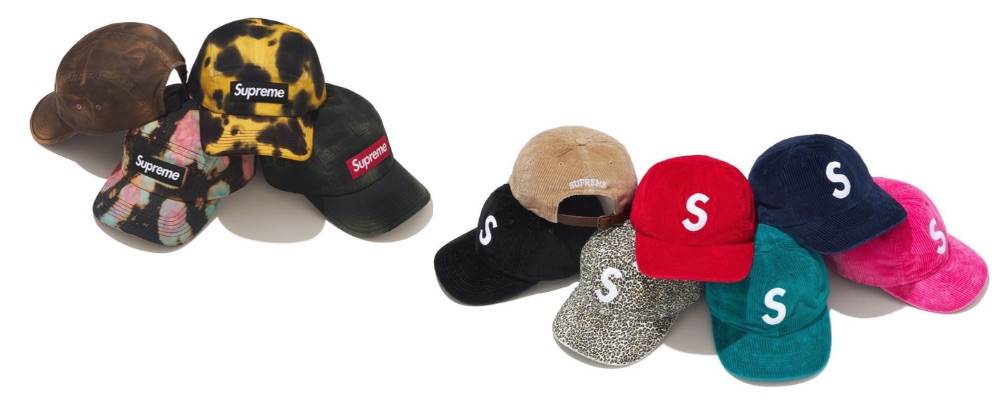 Supreme 2026AW Week10発売予定アイテムまとめ｜ブランド古着買取専門店LIFEOverdyed Camp Cap 8,800円  / Corduroy S Logo 6-Panel 11,000円画像