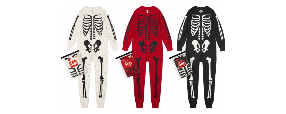 Supreme 2026AW Week10発売予定アイテムまとめ｜ブランド古着買取専門店LIFESupreme®/Hanes® Bones Thermal Union Suit (1 Pack) 9,350円 画像