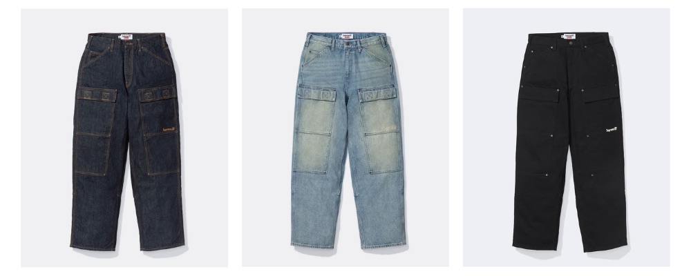 Supreme 2026AW Week10発売予定アイテムまとめ｜ブランド古着買取専門店LIFESupreme®/Timberland® Double Knee Denim Utility Pant 35,200円画像