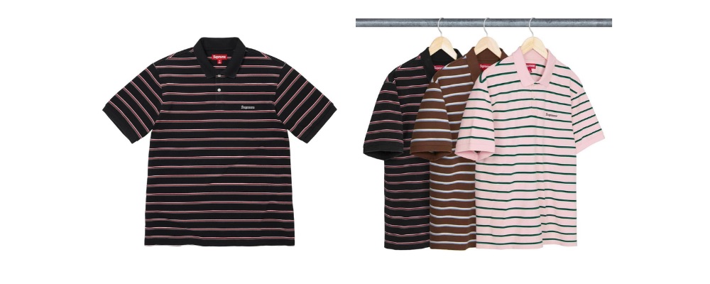 Supreme 2026AW Week7発売予定アイテムまとめ｜ブランド古着買取専門店LIFEStripe Polo 19,800円画像
