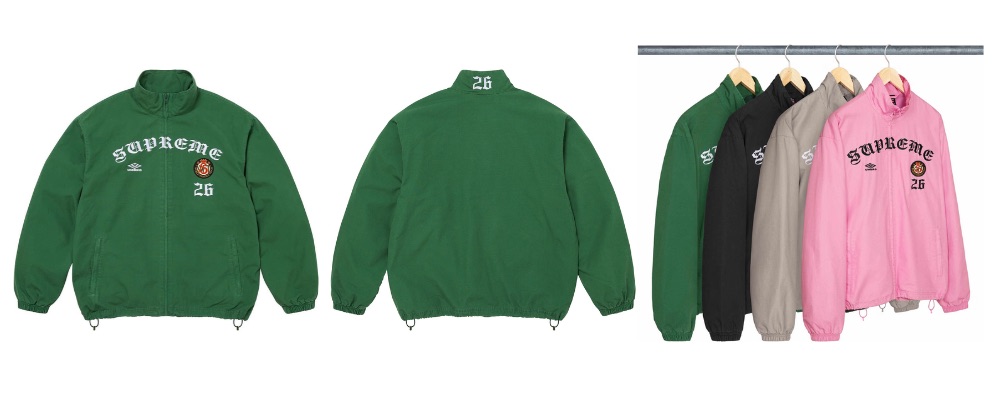 Supreme 2026AW Week7発売予定アイテムまとめ｜ブランド古着買取専門店LIFESupreme®/Umbro® Cotton Ripstop Track Jacket 35,200円画像