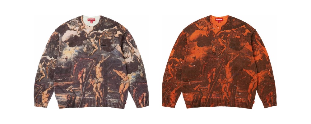 Supreme 2026AW Week7発売予定アイテムまとめ｜ブランド古着買取専門店LIFECrucifixion Sweater 35,200円画像