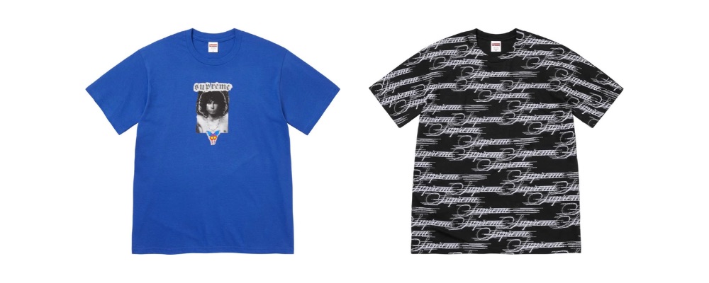 Supreme 2026AW Week8発売予定アイテムまとめ｜ブランド古着買取専門店LIFEJim Tee 8,800円 / Script Tee 11,550円 画像